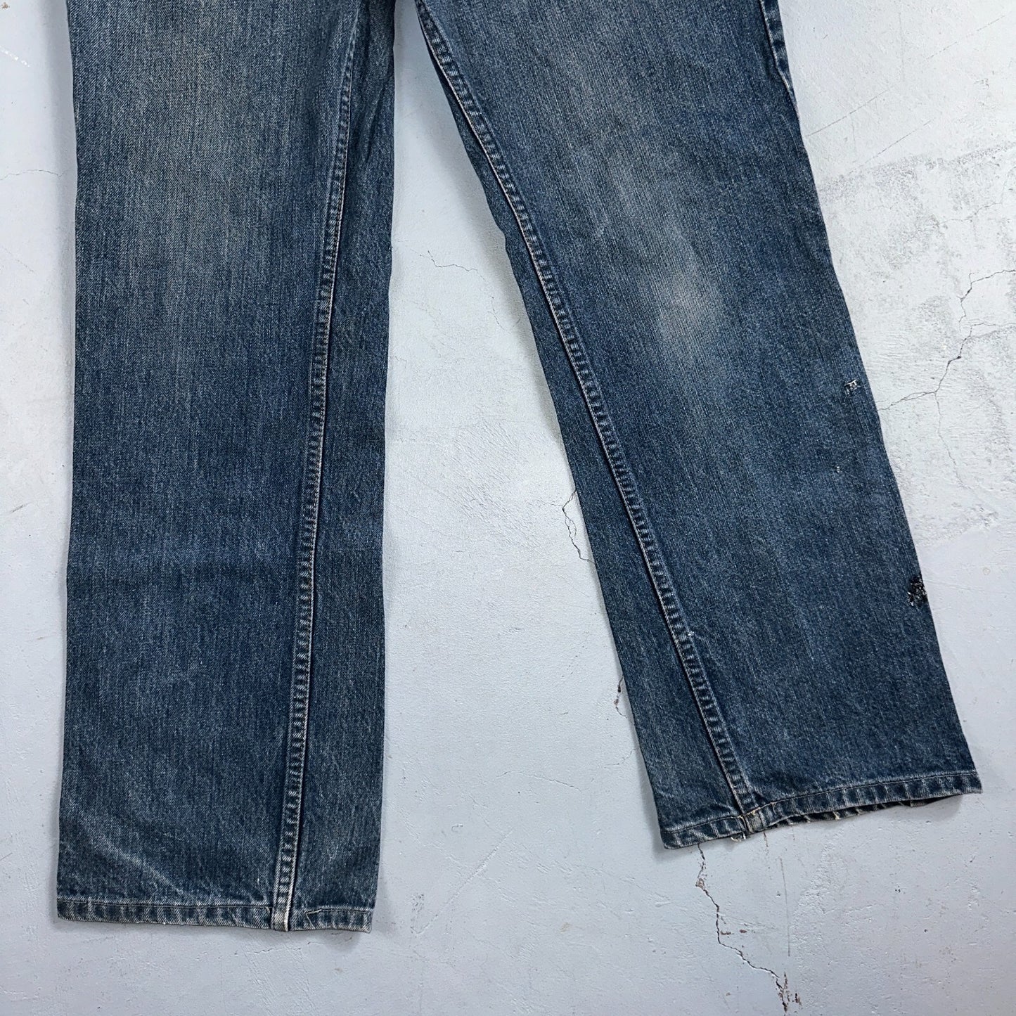 Levis 517 Vintage 80s USA Orange Tab Bootcut Flare Blue Worn Jeans Act 32x26