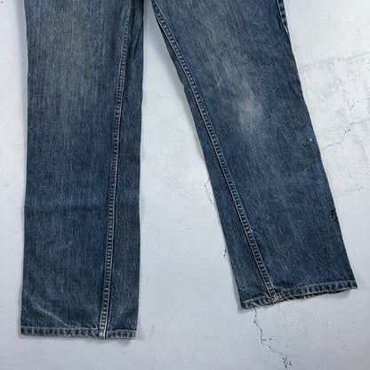 Levis 517 Vintage 80s USA Orange Tab Bootcut Flare Blue Worn Jeans Act 32x26