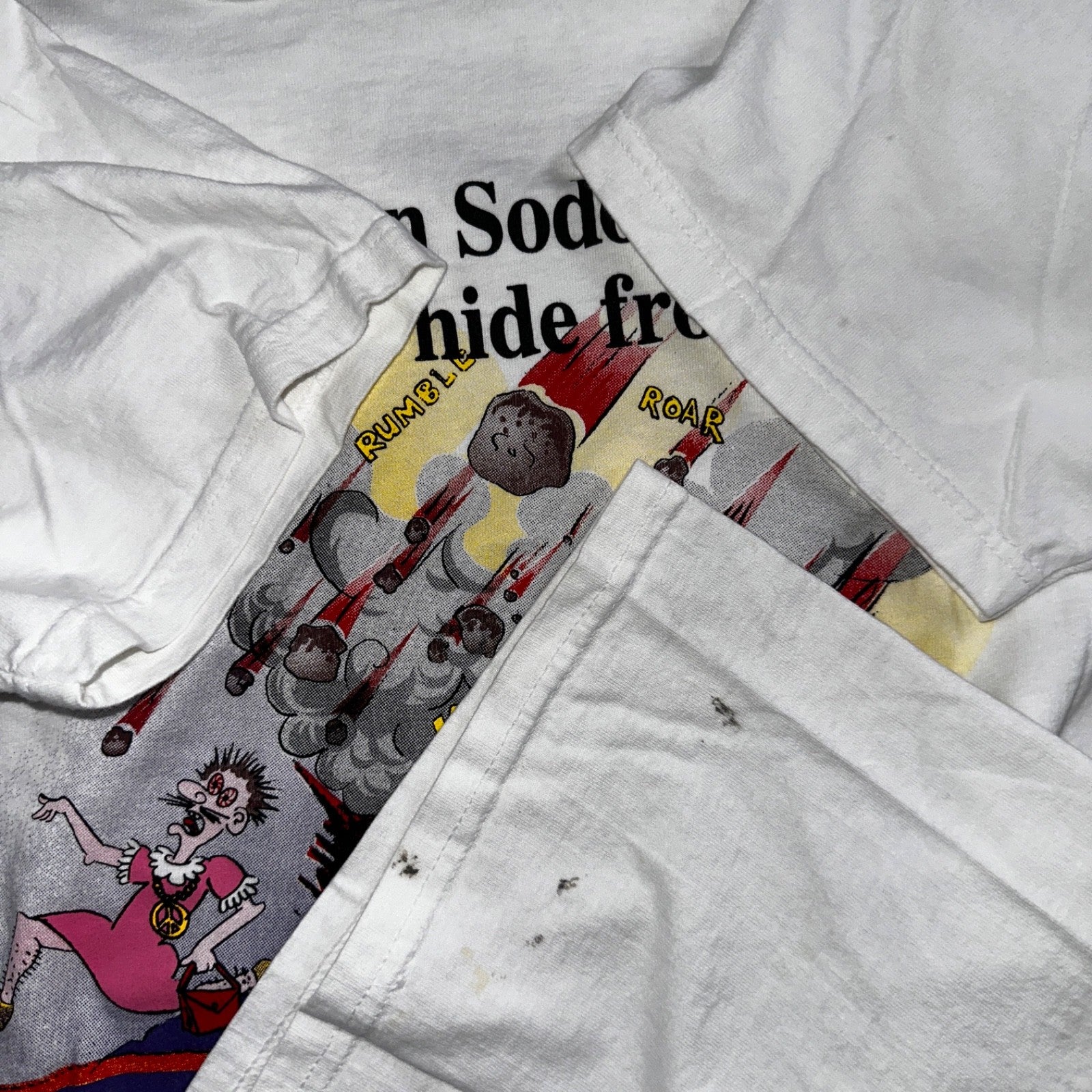 Jesus God VTG T Shirt Sodomite End Of World Genesis Earth Bible Study Graphic