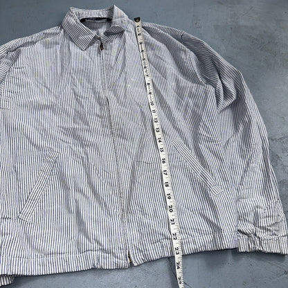 Polo By Ralph Lauren VTG 90s Harrington Jacket Hickory Stripe Workwear Ricky