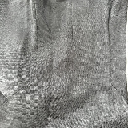 Vintage USA Rockabilly Womens Dress Skirt 60s 70s Top Black Wool Stained