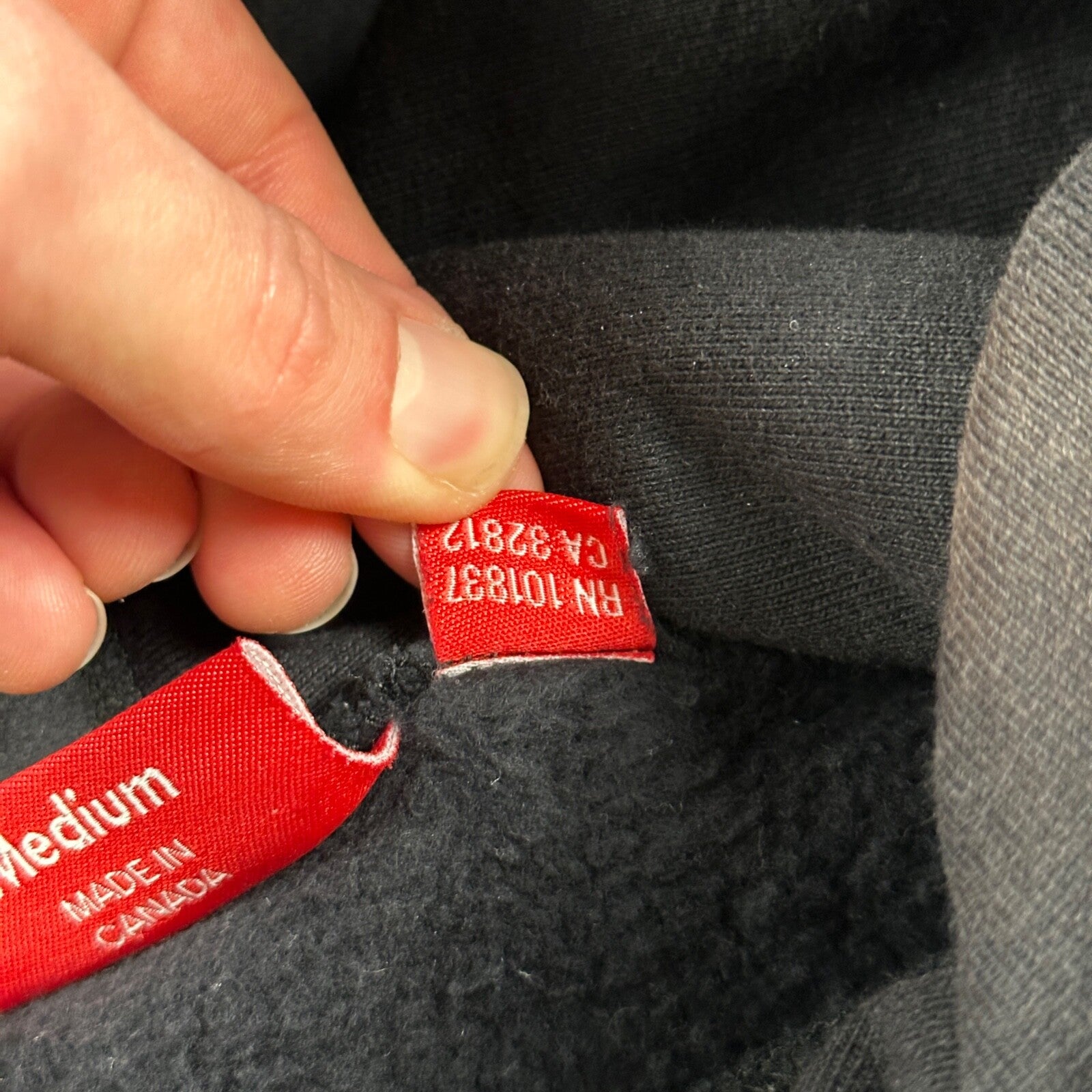 Supreme Araki Rose Hooded Sweatshirt Black Size Medium Hoodie FW16 2016