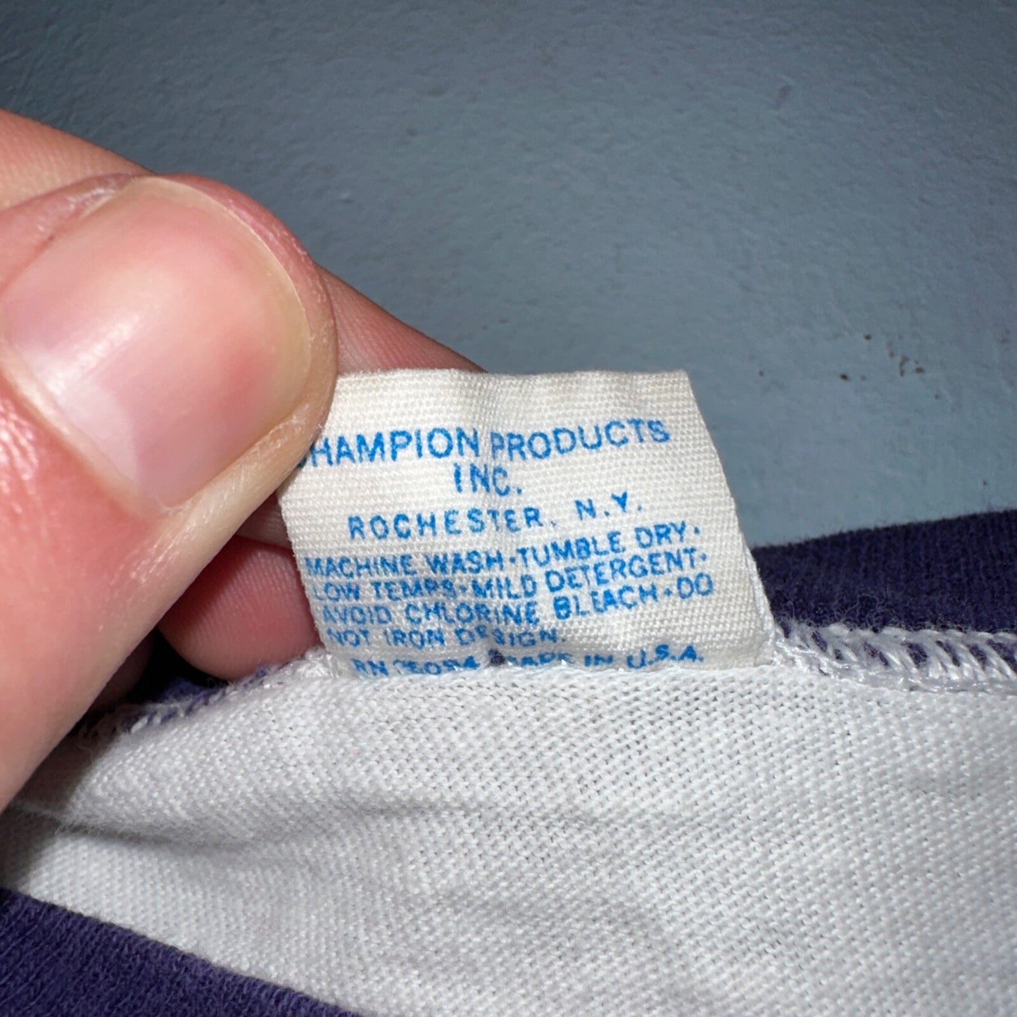 Oregon Champion 80s Ringer Fair Run VTG T Shirt 1980s Sun Fun Graphic XL Cool