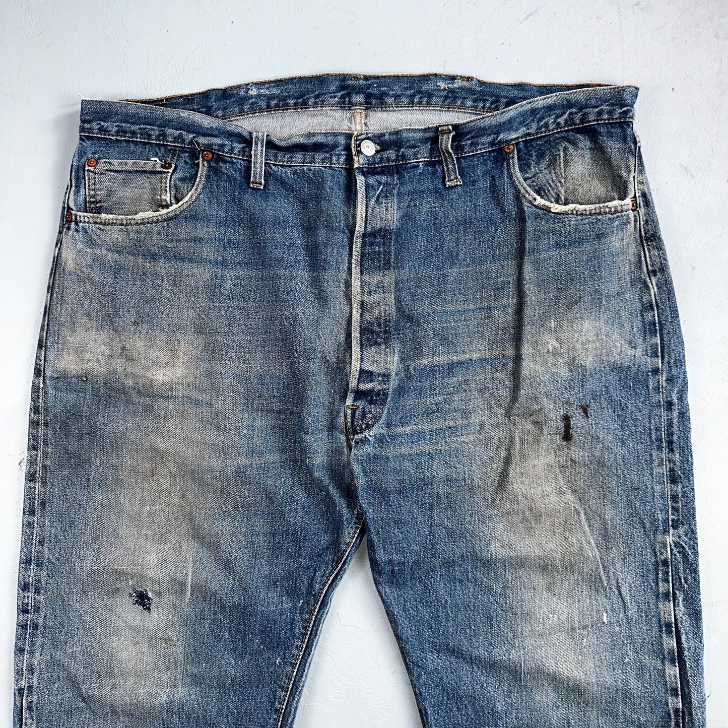 Levis 501 Vintage 70s SS Redline Selvedge USA XX Jeans Med Wash 48x30 Act 44x26
