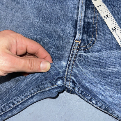 Levis 501 Vintage 90s Y2K XX Straight Leg Jeans Blue Med Wash 34x32 Act 33x31