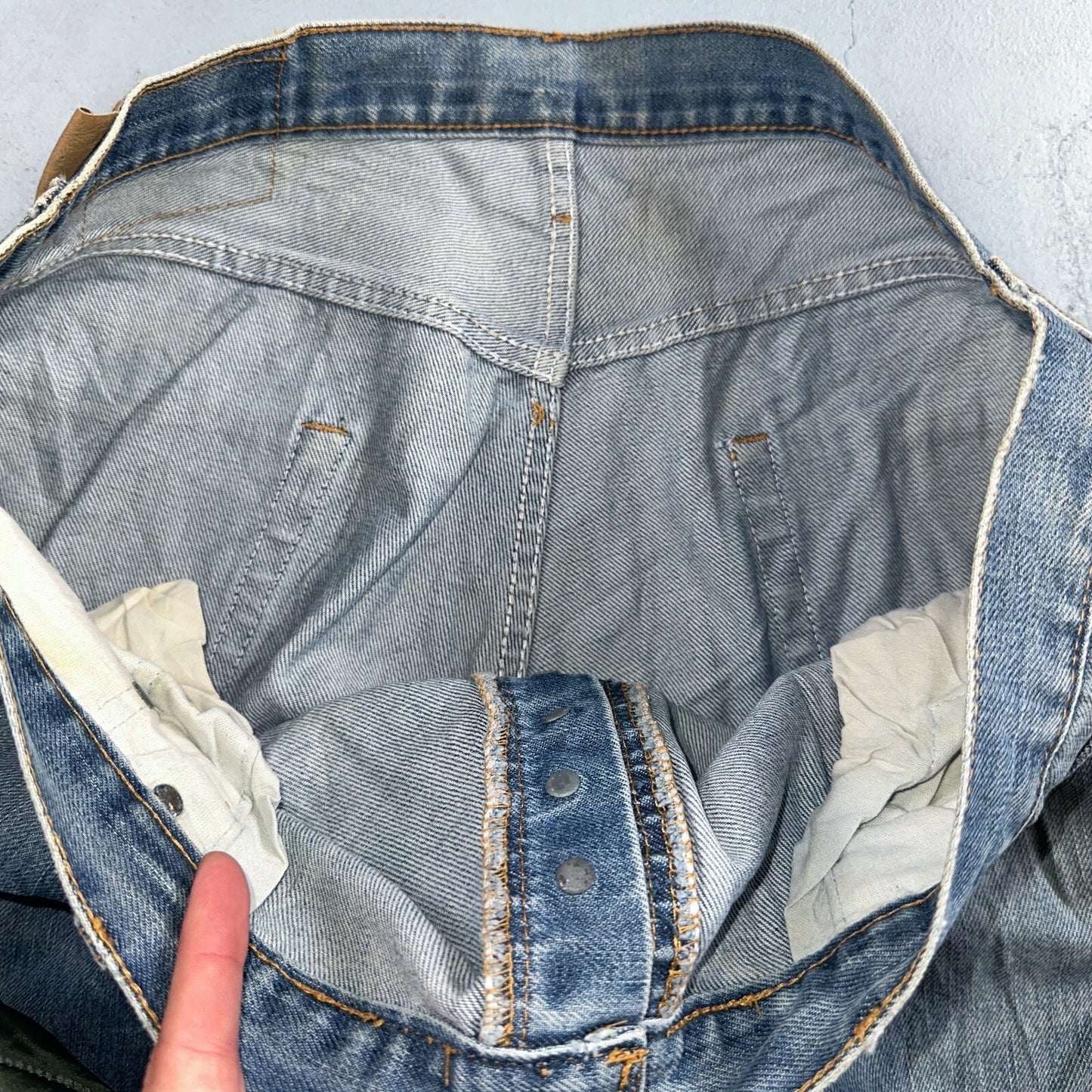 Levis 501 Y2K XX Straight Leg Jeans Blue VTG Med Wash 38x36 Act 38x32