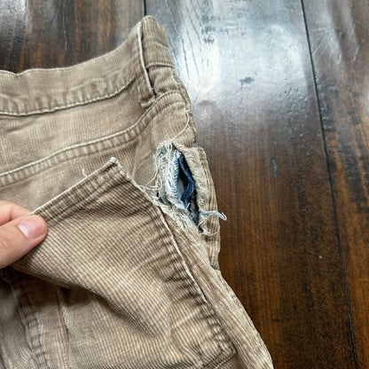 VTG Levi's 684 Corduroy Pants Bell Bottom USA 28x29 Boot Cut 1970s 70s Brown