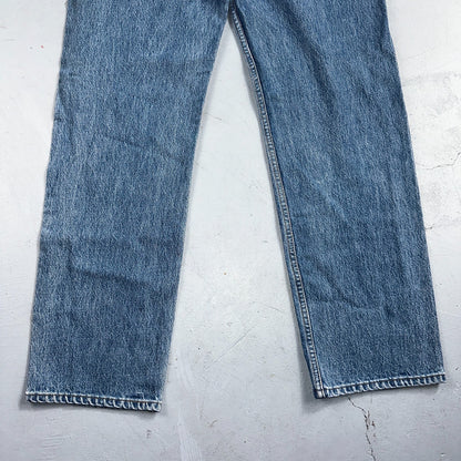 Levis 501 Vintage 80s USA XX Straight Leg Jeans Blue Light Wash 36x32 Act 34x32