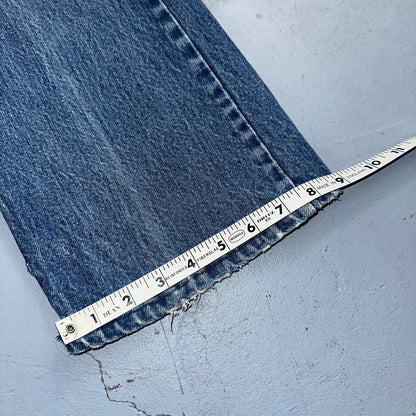 Levis 517 Vintage 80s USA Orange Tab Bootcut Flare Blue Worn Jeans Act 32x28