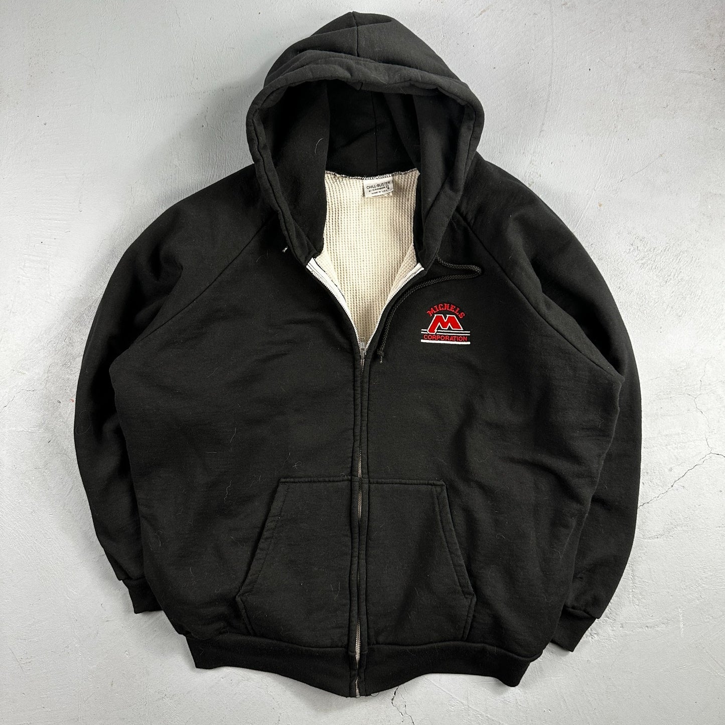 Camber II 2XL Chill-Buster Waffle Knit Heavyweight Thermal Black Double Face VTG