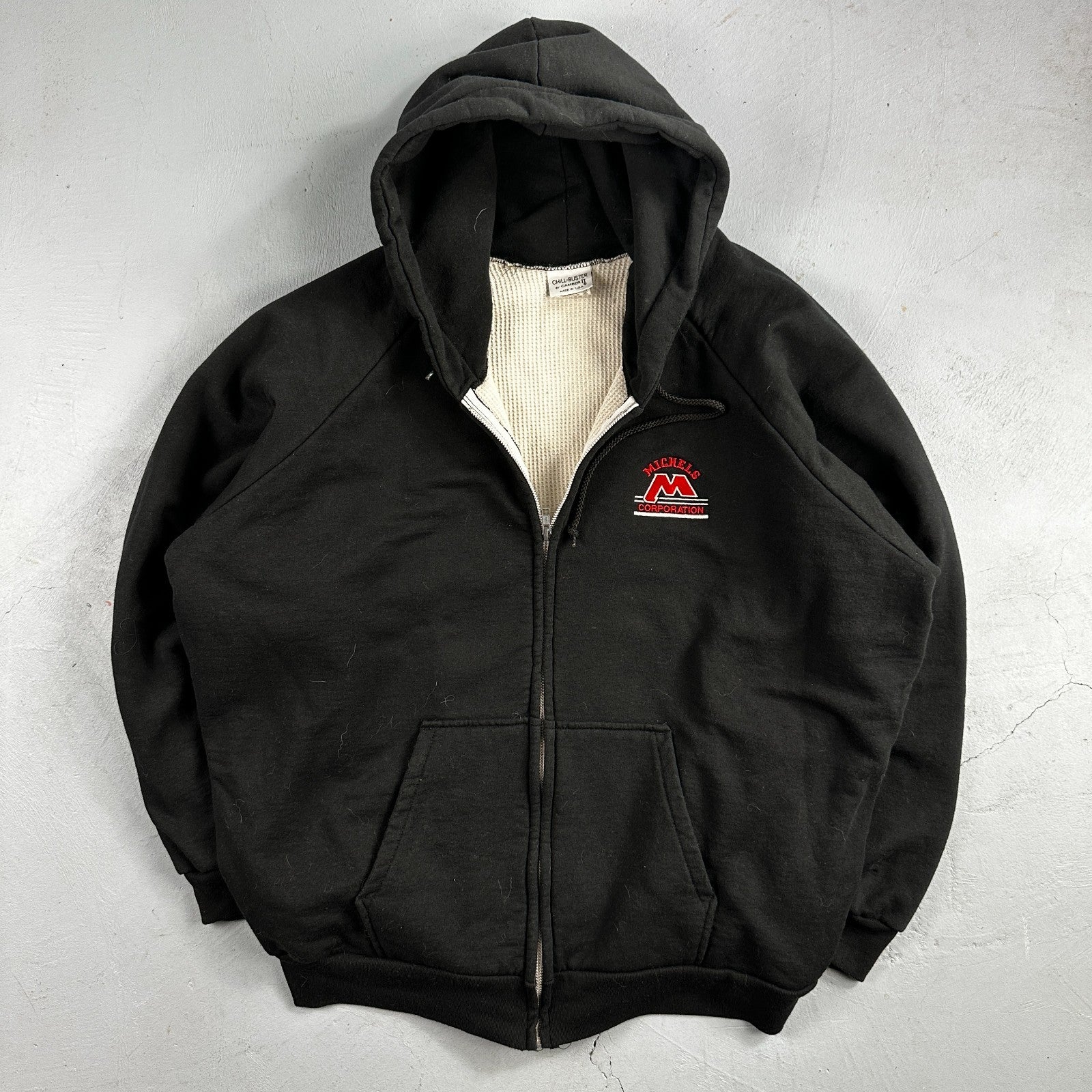 Camber II 2XL Chill-Buster Waffle Knit Heavyweight Thermal Black Double Face VTG