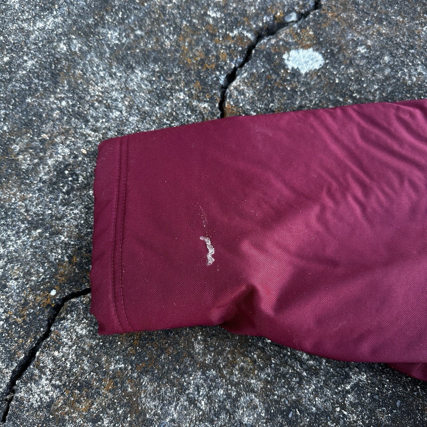 VTG 90s Nike Team Sports Logo Spellout Coat Jacket Parka Men’s M 1990s Red