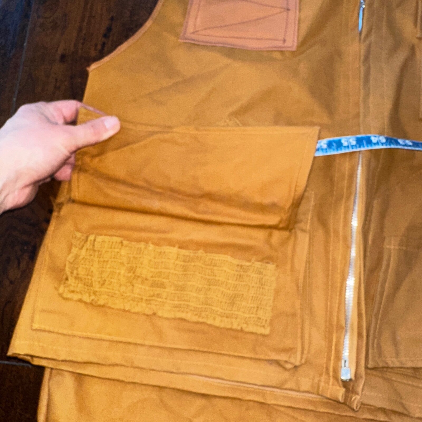 Vintage 80s WFS Rainwear Waterproof Hunting Vest 1980s Travel Flannel Oregon