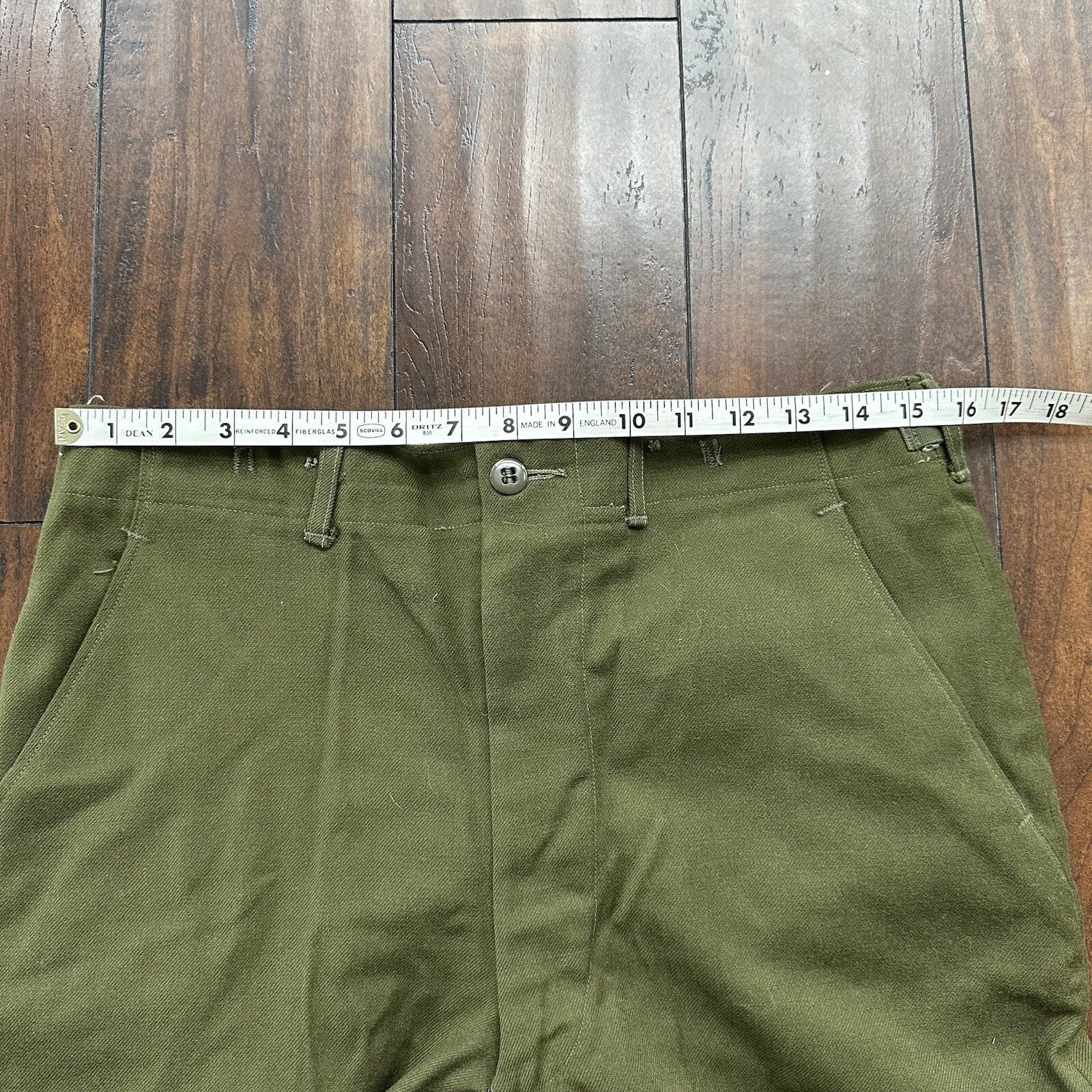 Original 1951 Dated Wool OG-108 Trousers 31x29 Military Pants Not HBT WWII WW2