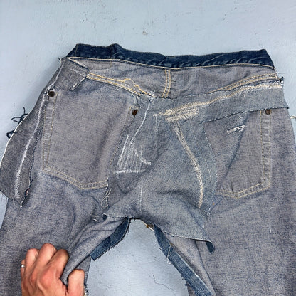 Levis 501 XX Big E Vintage 50s Redline Selvedge USA XX Reworked Jeans 29x29