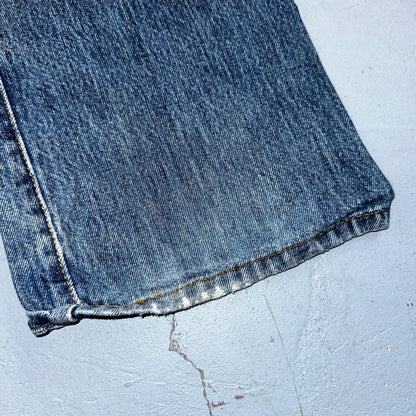 Levis 501 Vintage Y2K XX Straight Leg Jeans Blue Med Wash 34x30 Act 34x29