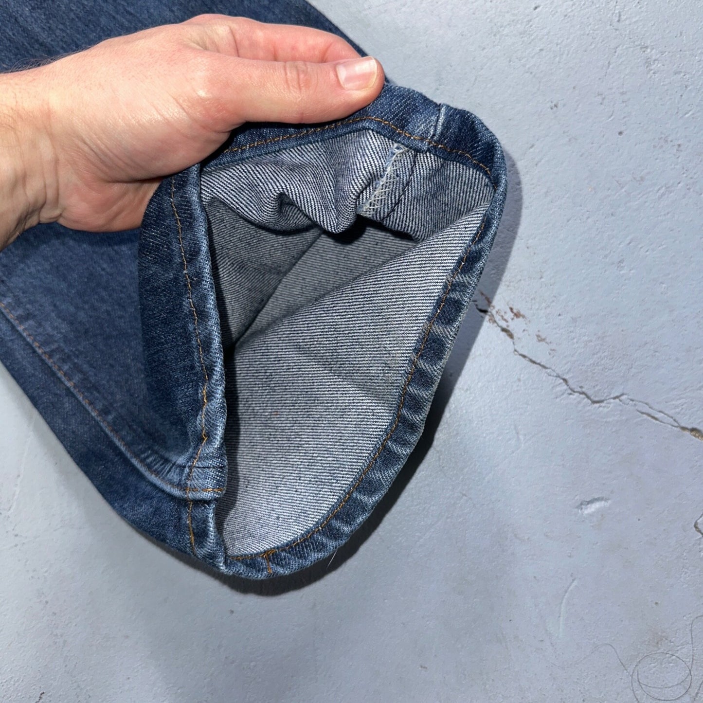 Levis 517 VTG Jeans Mens 34x36 Blue Boot Cut Orange Tab Western USA 80s 33x36