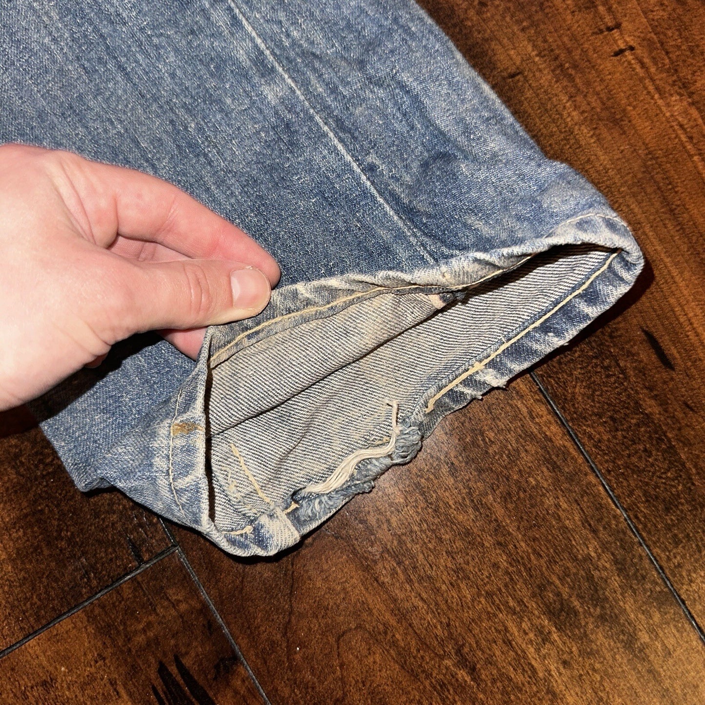 Bally True VTG 40s 50s Redline Selvedge Denim Jeans 1950s Levi’s Big E 27x30