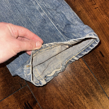 Bally True VTG 40s 50s Redline Selvedge Denim Jeans 1950s Levi’s Big E 27x30