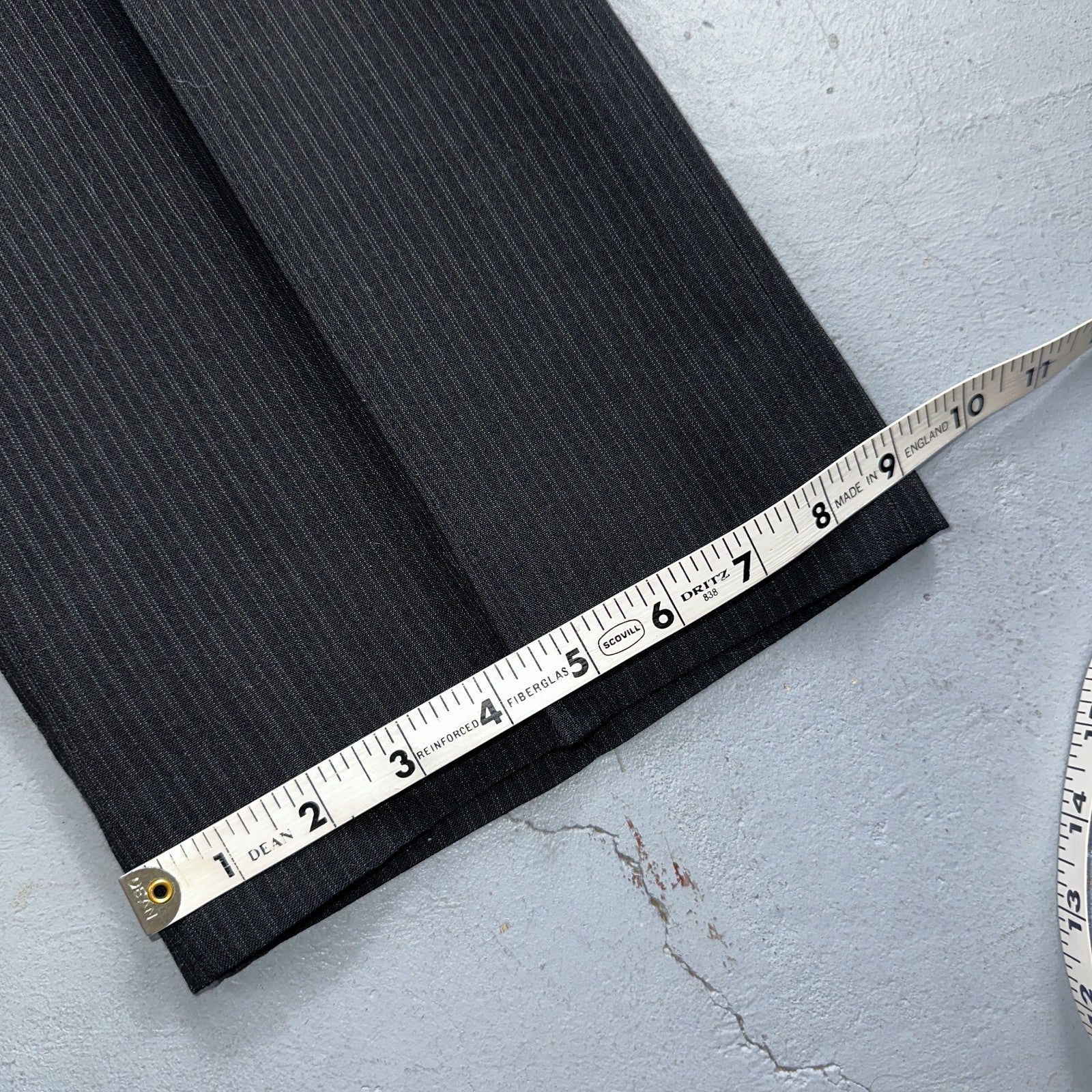 VTG Mens 3 PC Suit 42 Jacket Coat Pants Black Vest Rockabilly 70s American Trend