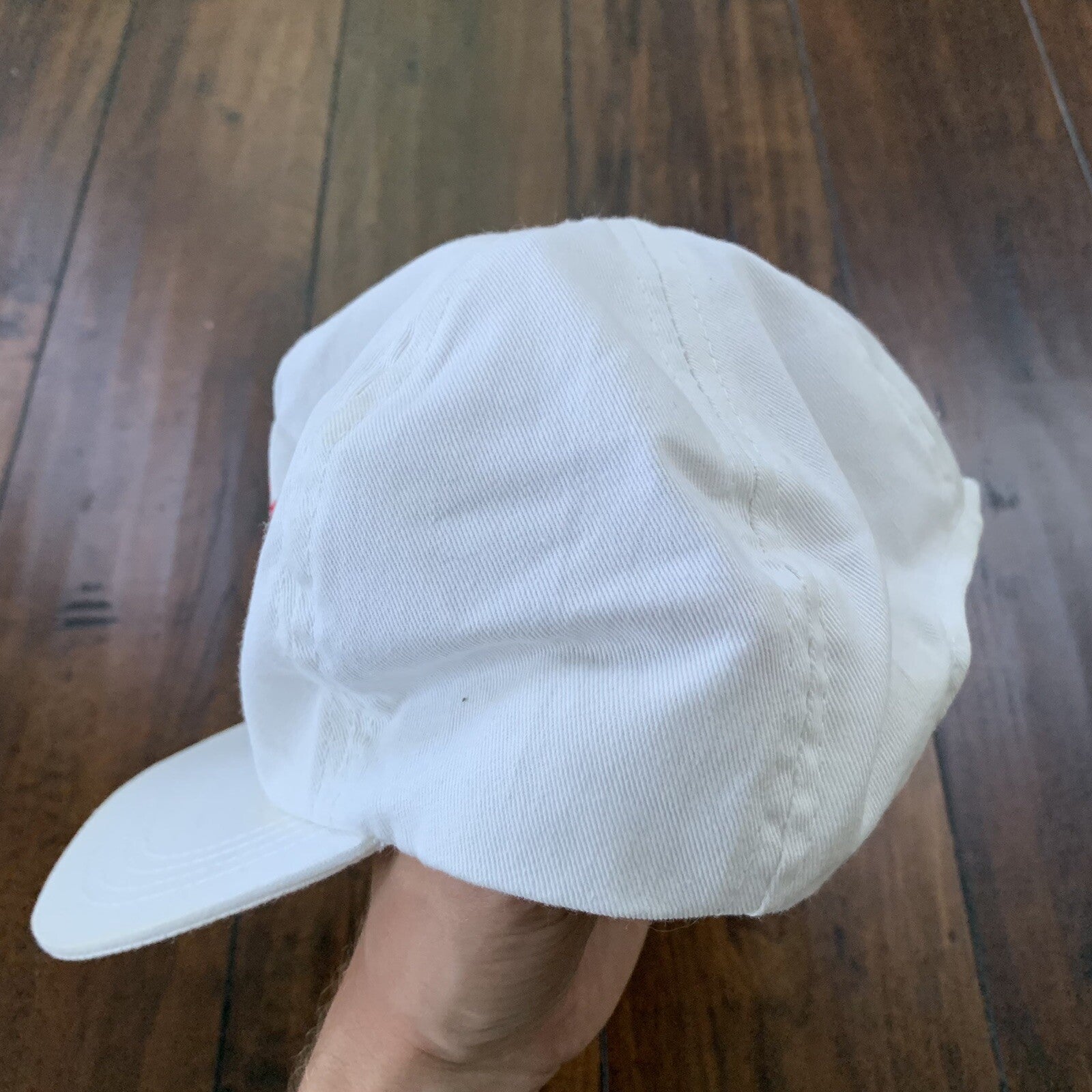 Hard Rock Cafe Vintage Hat Cap Snapback White Bike 90s Puerto Vallarta Cool