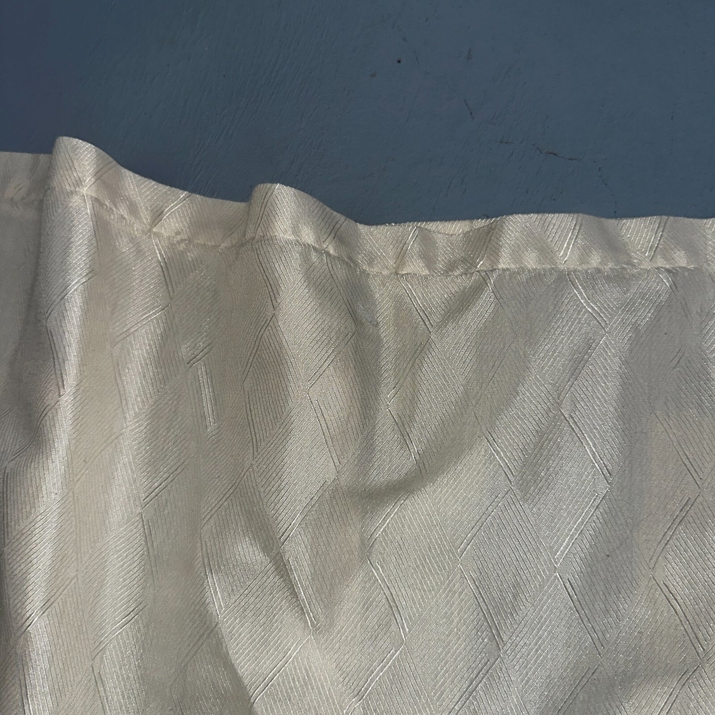 Christian Dior VTG Pajama Set Mens Cream Pants Shirt USA 90s Heavy Wear