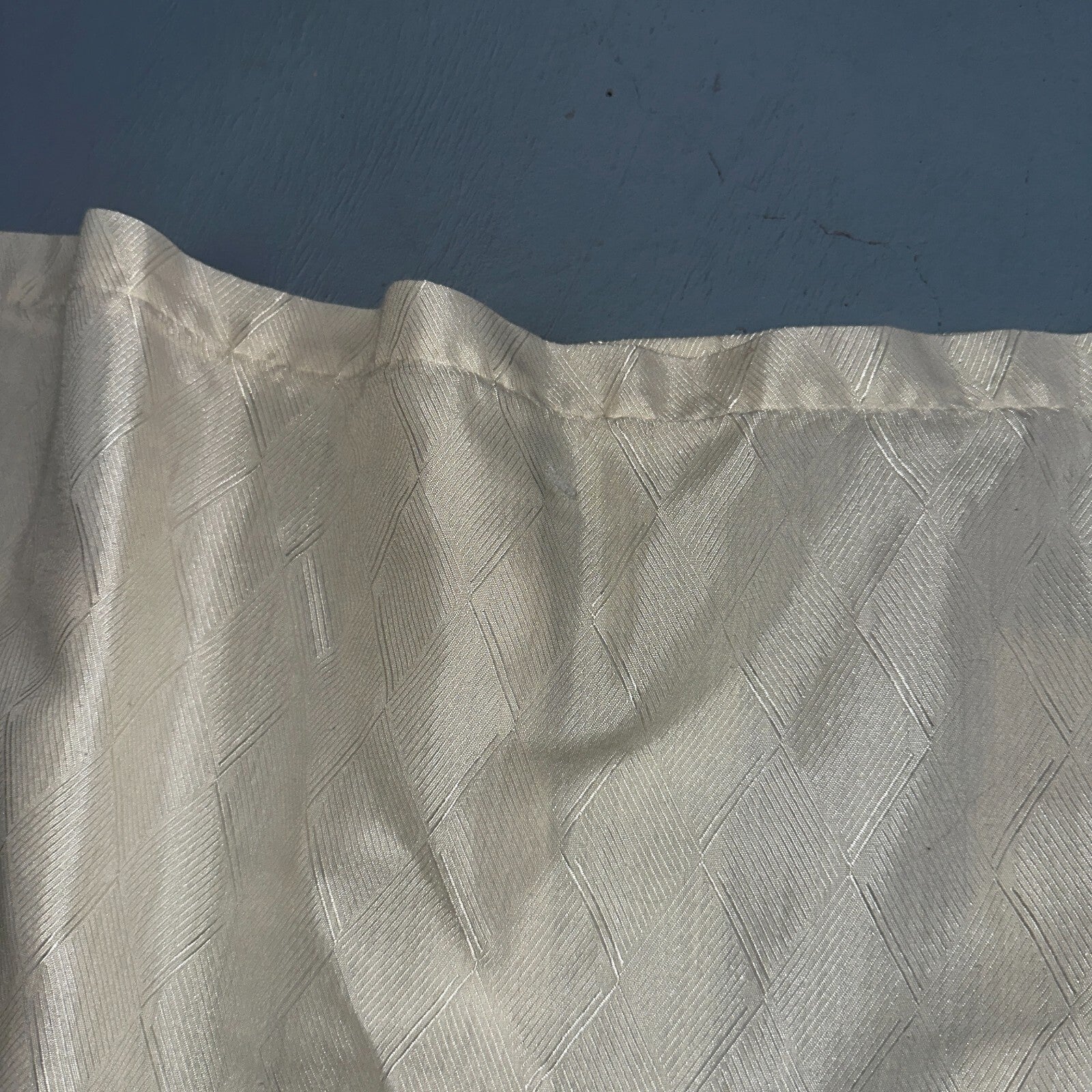 Christian Dior VTG Pajama Set Mens Cream Pants Shirt USA 90s Heavy Wear