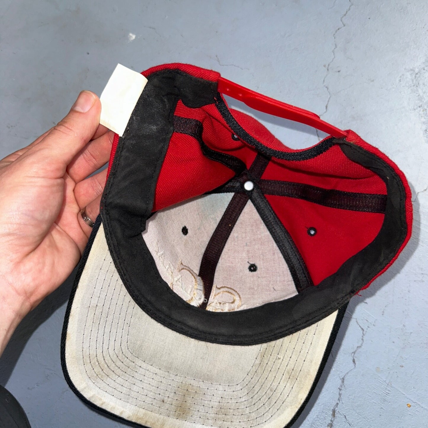 Santa Clara Red SCU VTG Hat Cap Snapback San Francisco Wool 90s Cool Basic