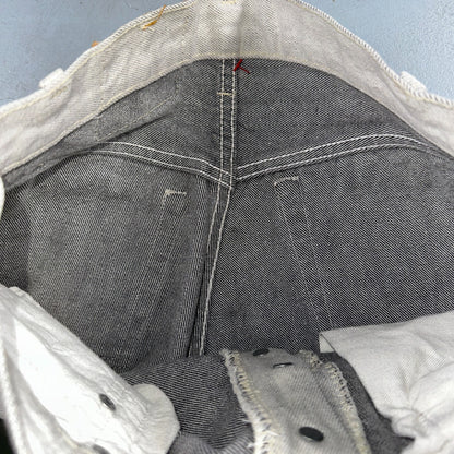 Levis 501 Vintage 80s USA XX Straight Leg Jeans Gray Light Wash 28x32 Act 27x31