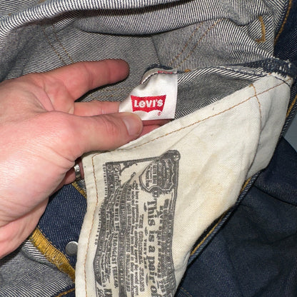 Levis 501 Y2K XX Straight Leg Jeans Blue VTG Dark Wash 34x31 Act 35x30