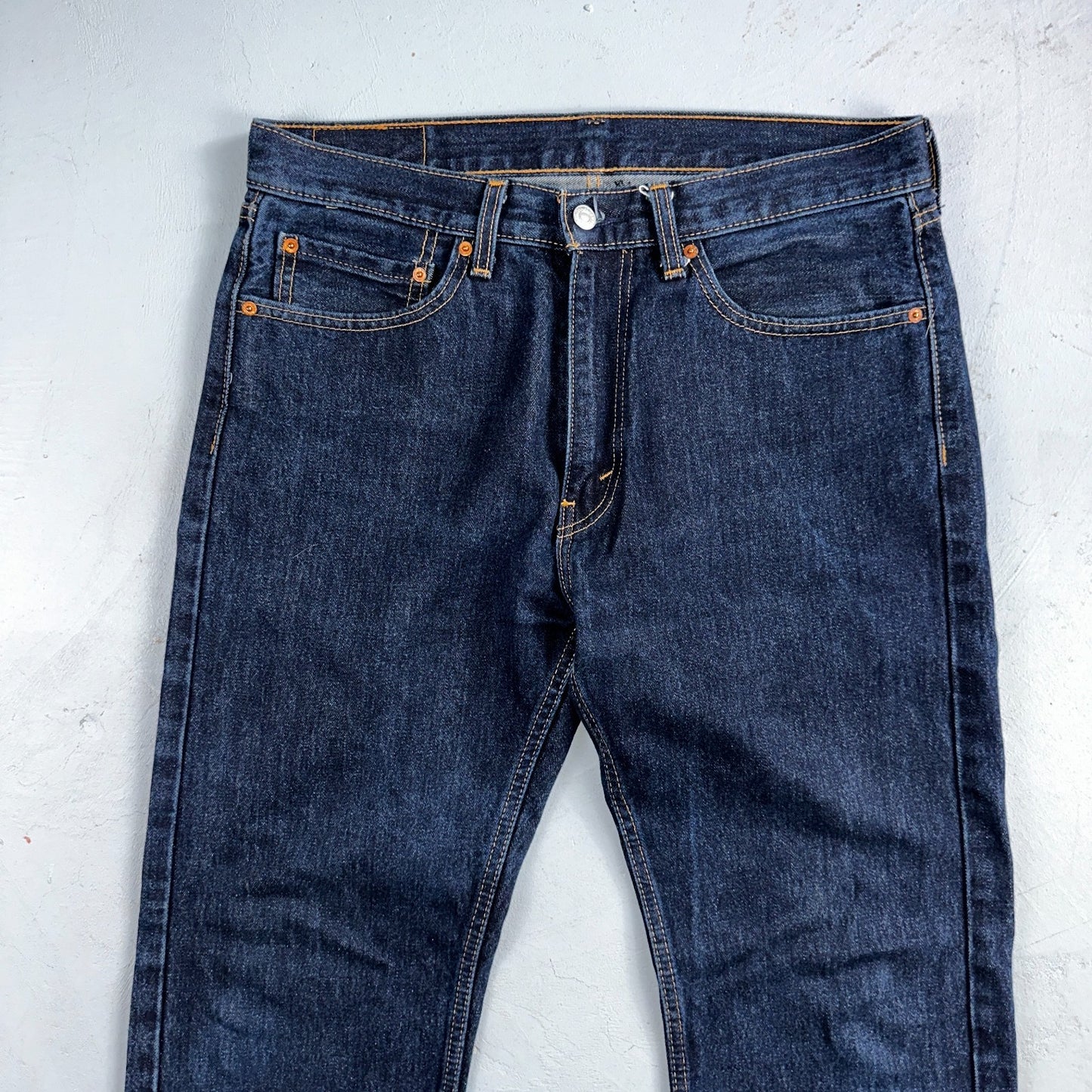 Levis 505 Vintage Y2K Straight Leg XX 2000s Jeans 34x30 Dark Wash Denim