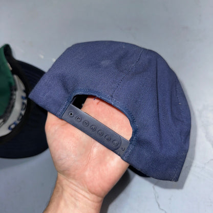 Jeep Lot of 2 VTG Hat Cap Snapback Trucker Embroidered Cars Trucks Set