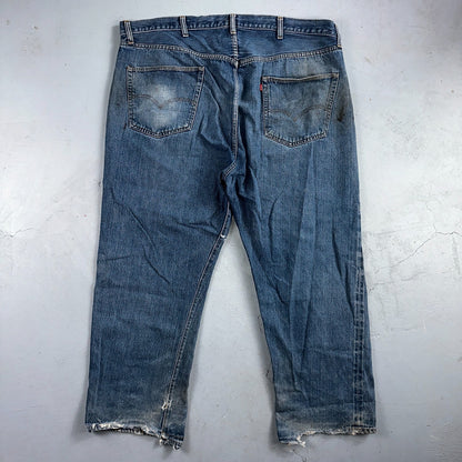 Levis 501 Vintage 70s SS Redline Selvedge USA XX Jeans Med Wash 48x30 Act 44x27