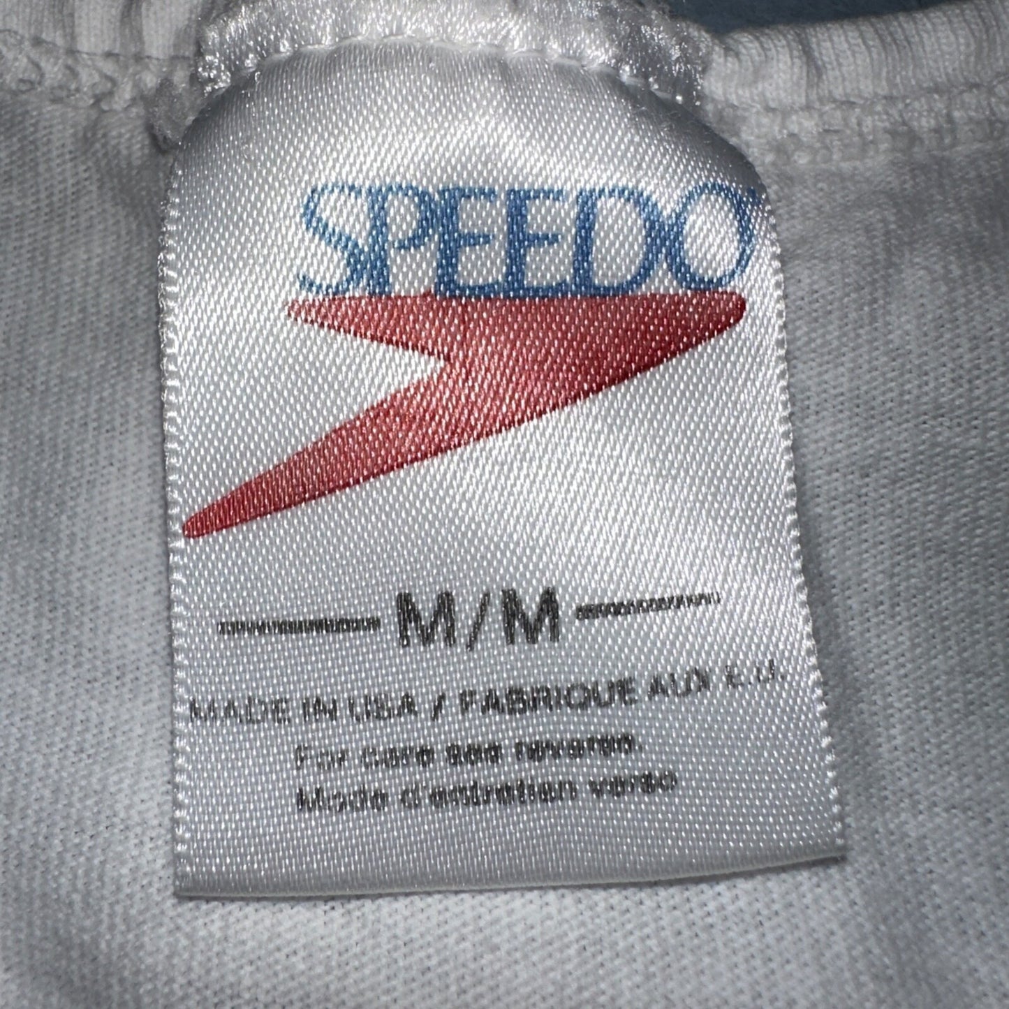 Speedo VTG T Shirt Tank Top Gym Sports Volleyball USA 90s M Graphic Cool