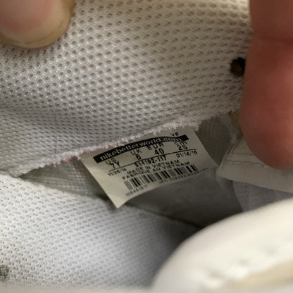 Nike Air Force 1 CUSTOM Low Triple All White 314192-117 Pink Size 7Y Women's 8.5