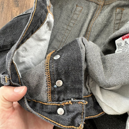 Vintage 90s Levis 501 XX 38x30 USA Tag Jeans Black 80s Act 36x30