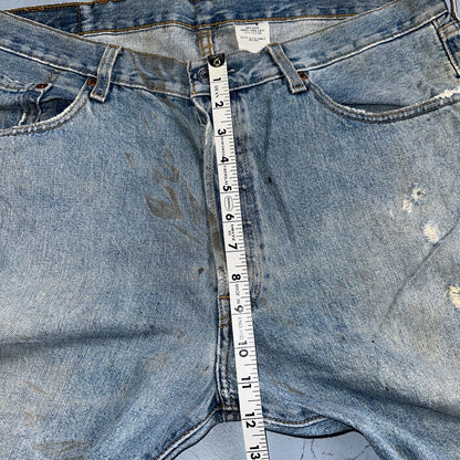 Levis 501 Vintage Y2K XX Straight Leg Jeans 90s Blue Light Wash 38x29 Act 36x27