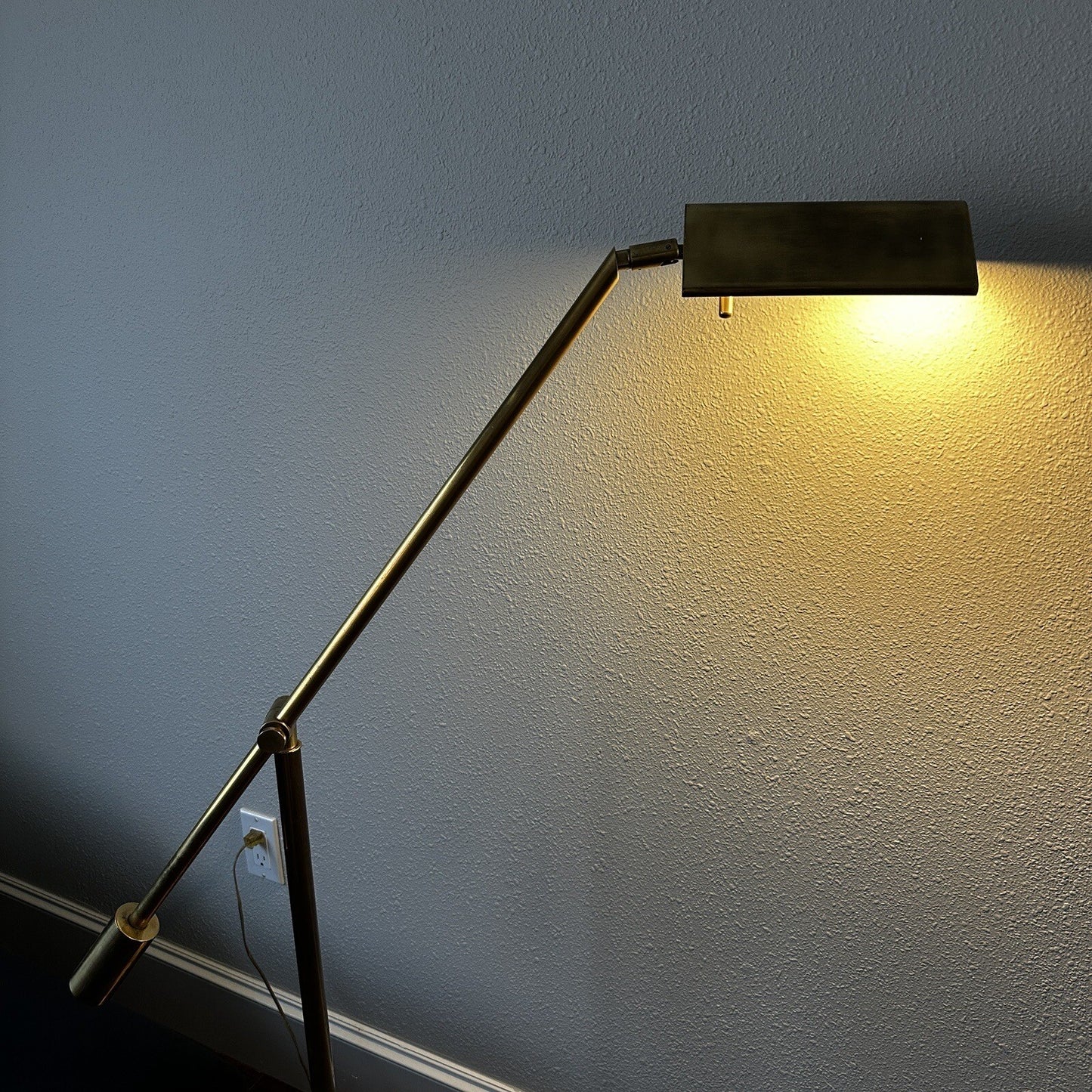 Frederick Cooper Brass Floor Lamp, Mid Century Modern, Nelson, VTG 70s, Eames