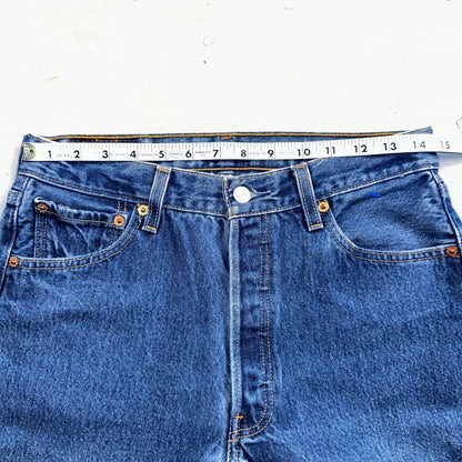 Levis 501 Vintage 90s XX Straight Leg Mexico Jeans 31x36 Dark Wash Act 29x32