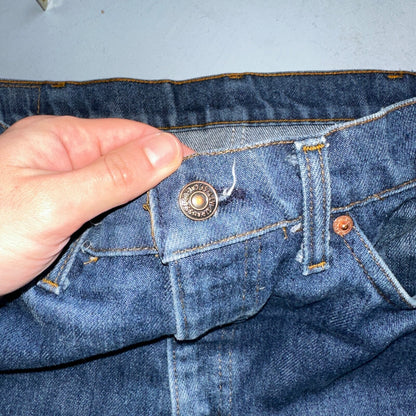 Levis 517 VTG Jeans Mens 34x36 Blue Boot Cut Orange Tab Western USA 80s 33x36