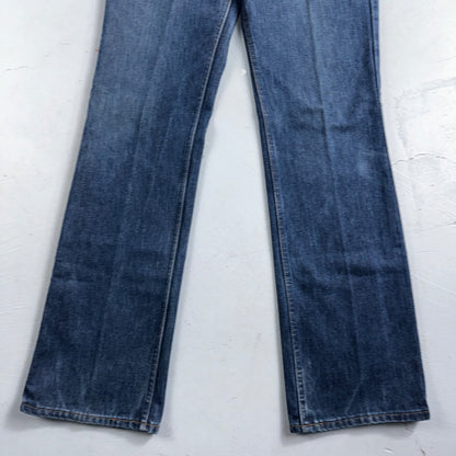 Levis 517 VTG Jeans Mens 34x36 Blue Boot Cut Orange Tab Western USA 80s 33x36