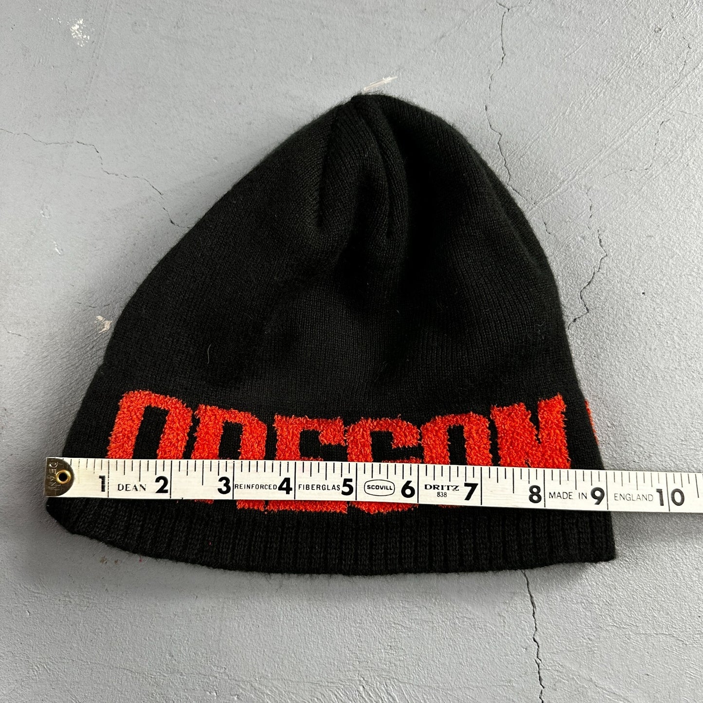 Nike VTG Team Oregon State Beavers Black Beanie Hat Cap Embroidered OS Swoosh