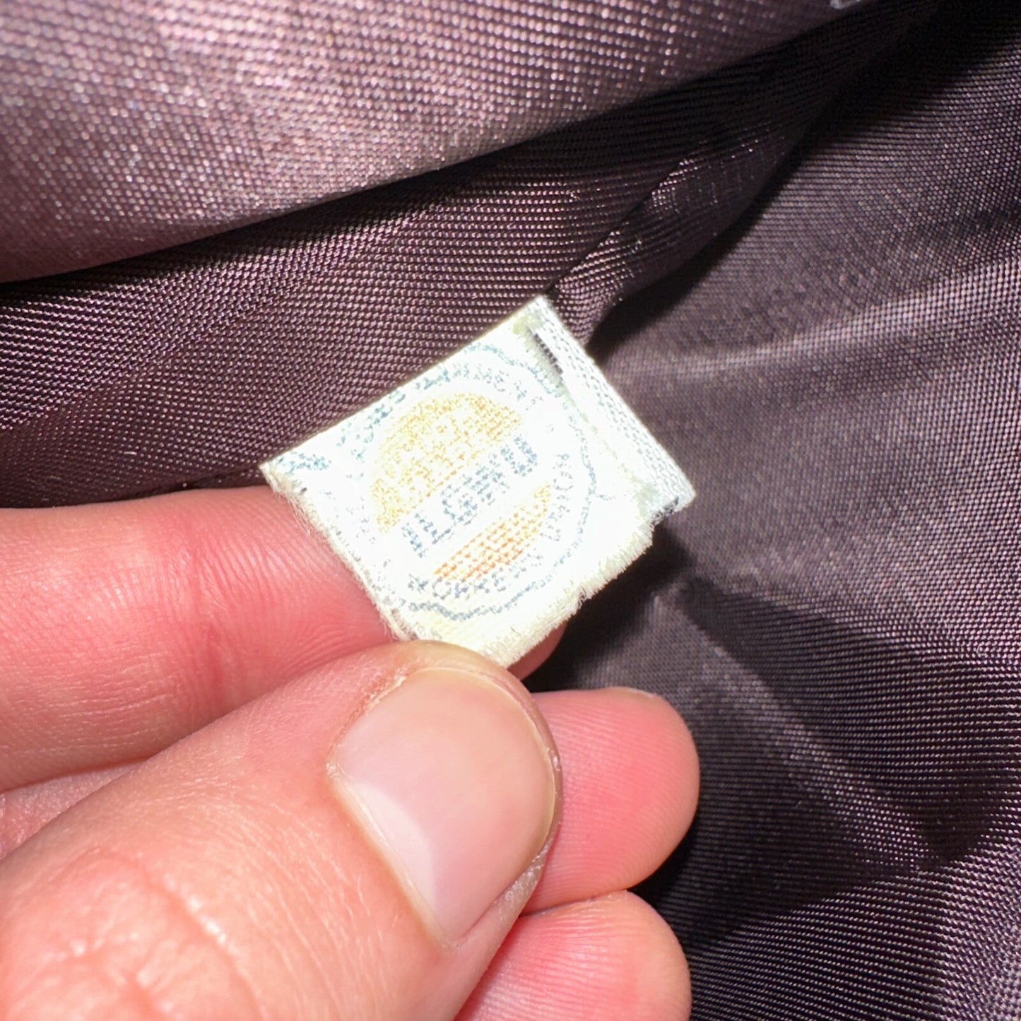 VTG Pavilion Petite Gray Coat  Womens  Double Breasted Long Trench Overcoat Sz L