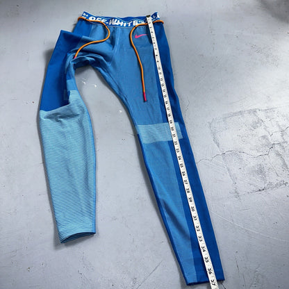 OFF-WHITE  x NIKE Training Leggings Tape Band Sweatpants Small Virgil Abloh Gym