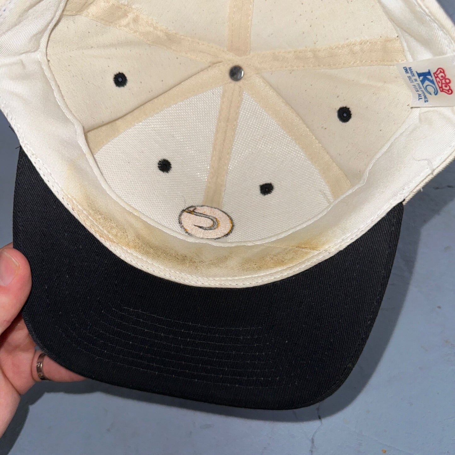 Gerlinger Oregon VTG Hat Cap Snapback Construction PDX Toys Builds White Black