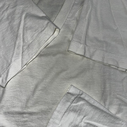 Hanes 90s V Neck Single Stitch VTG T Shirt Blank White Basic Undershirt Classic