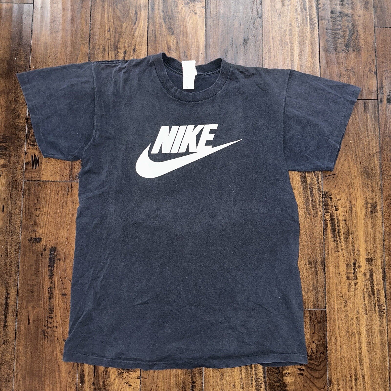 Nike Vintage T Shirt Mens XL AIR CHECK Rap Jordan Music Flight Track Sneakers