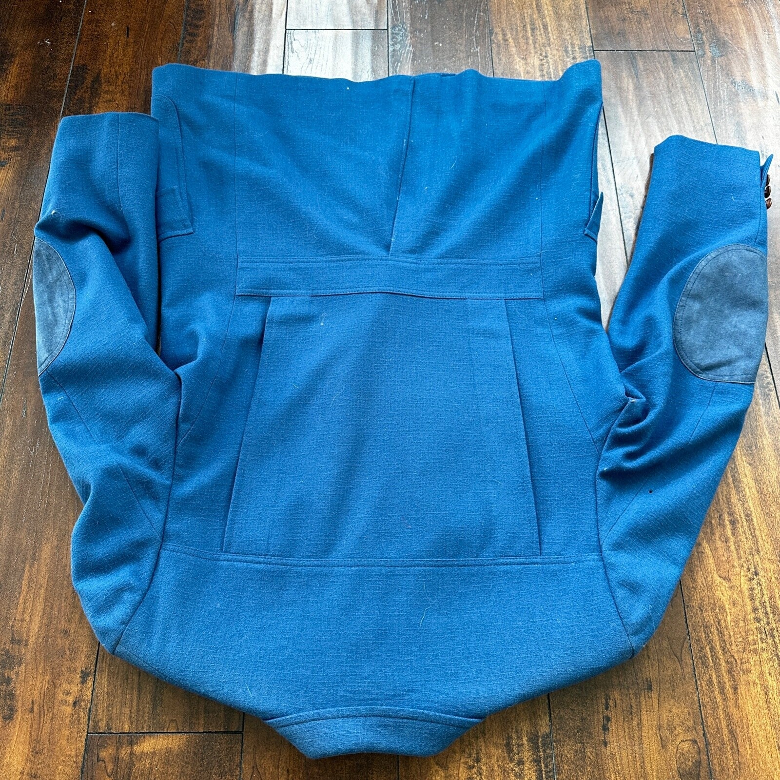 VTG Pendleton Jacket Blazer Men's 42 Blue 100% Pure Virgin Wool USA Western 70s