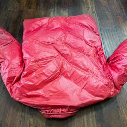 VTG 1960's Roffe Down Filled Ski Jacket Blue XL Mens Parka Red Warm