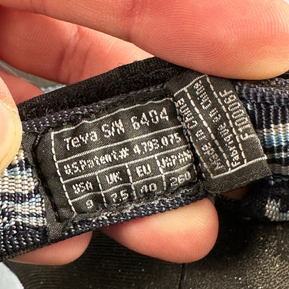 Teva Original Men’s Hiking Water Sandals 6404 White Stripes - Size 9 VTG